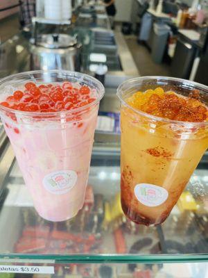 Agua Frescas with boba. Instagram/TikTok: @raleating