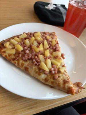 Hawaiian Pizza tasted great.