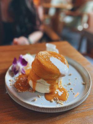 Mango soufflé