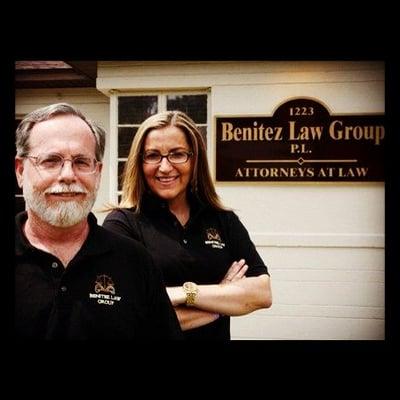 Attorney Gus Benitez and Attorney Aly Benitez