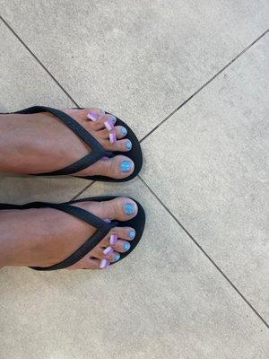 Beach ready toes!