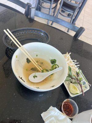 Pho Add rare beef