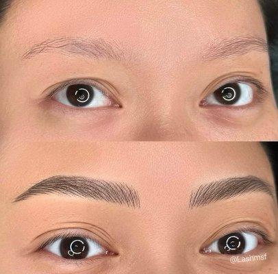 Combination brow