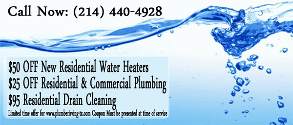 Plumber Irving TX