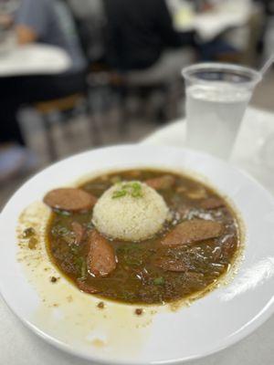 Shrimp and sausage gumbo