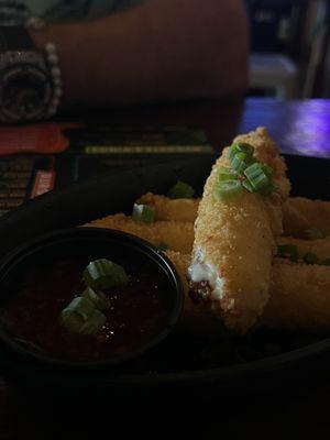 Crab Rangoon Mozzarella Stick