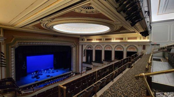 View from the second level of Lucas Theatre.