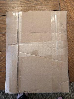 The packaging that USPS folded my record in.