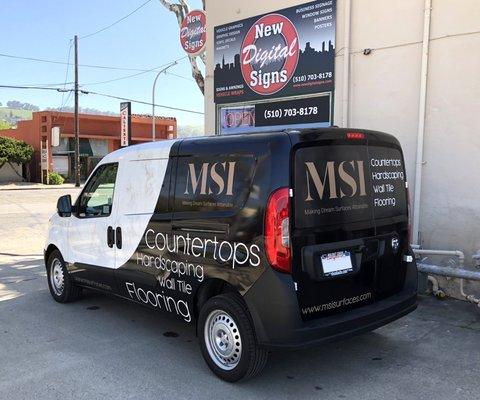 MSI van - Full Wrap