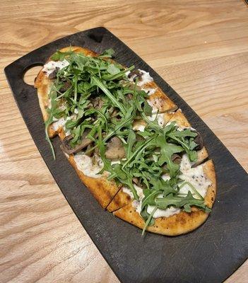 This mushroom Flatbread was very tasty