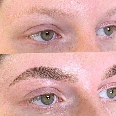 Brow Lamination with Tint