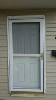 Old storm door