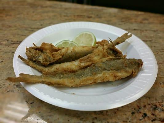 Fried fish - $1 each (Rated 4.5/5) @ Fancy Fish