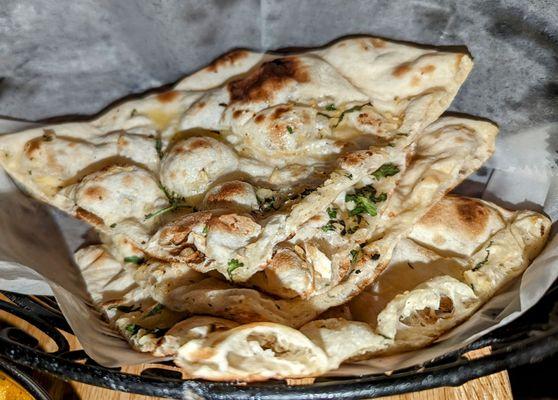 Garlic Naan $5