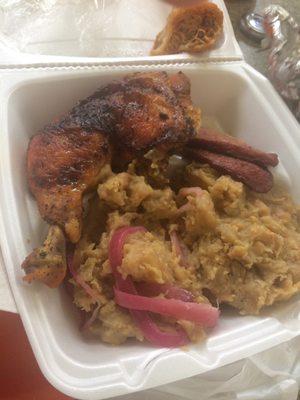 Mangu salami and roasted chicken!!