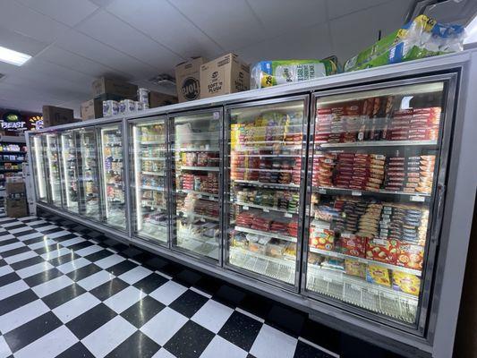 Great selection of Frozen Foods and Ice Cream