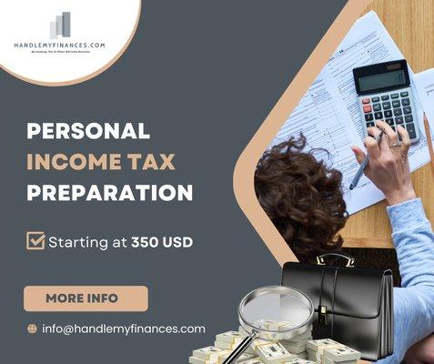 Personal income tax preparation