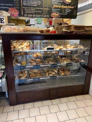 Great fresh bagel selection