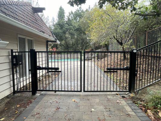 Custom iron double gate