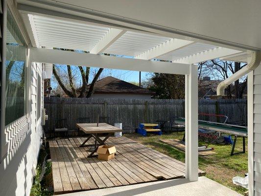 Pergola - under view