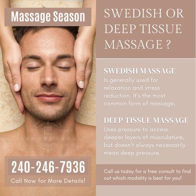 Massage Season
 30 Bureau Dr, Gaithersburg, MD 20878
 Call us at 240-246-7936