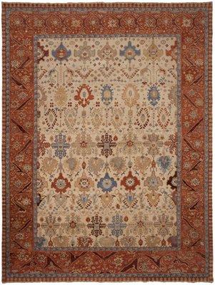 Genuine Hand-Knotted Wool Pile Rug, Woven by master weaver