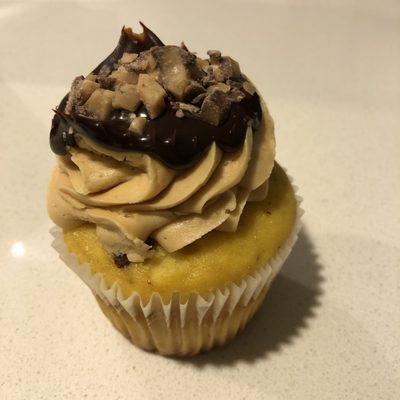 Toffee Crunch cupcake (not gluten free)