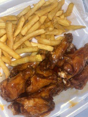 Teriyaki 6. 10 Wings and Fries