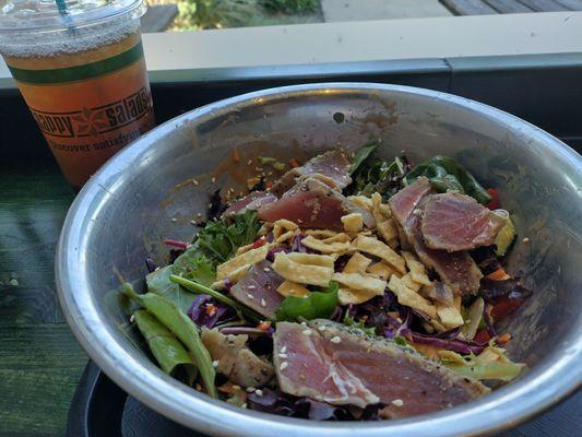 Seared Ahi Tuna Salad