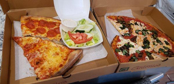 2 slice lunch special and The Cristina