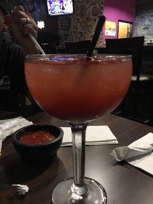 40oz strawberry margarita