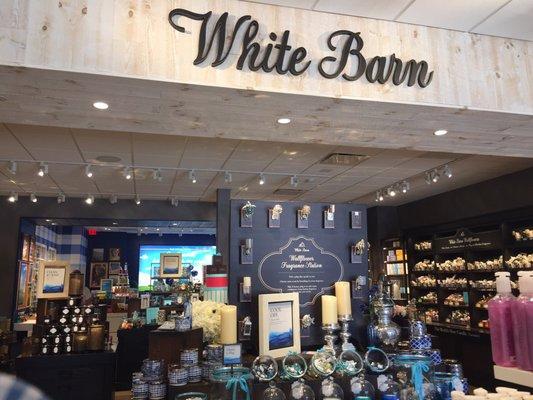 White Barn section in the store