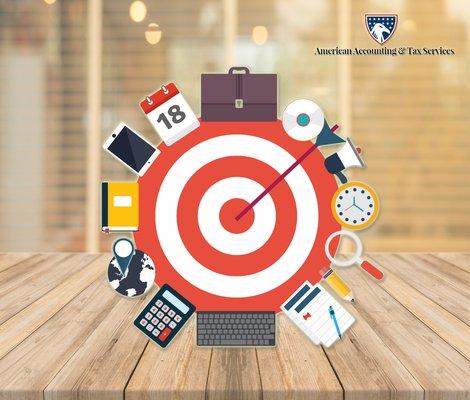 Let us hit the bullseye when it comes to your accounting. We'll manage your books, accounts, taxes and more.