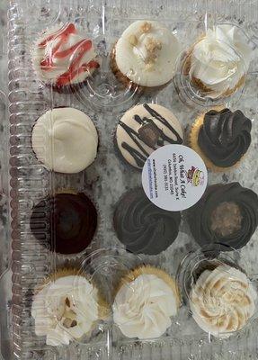 Assorted. Since they didn't offer to label the cupcakes, it's anyone's guess