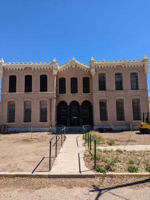 The old county jail,Marfa Texas