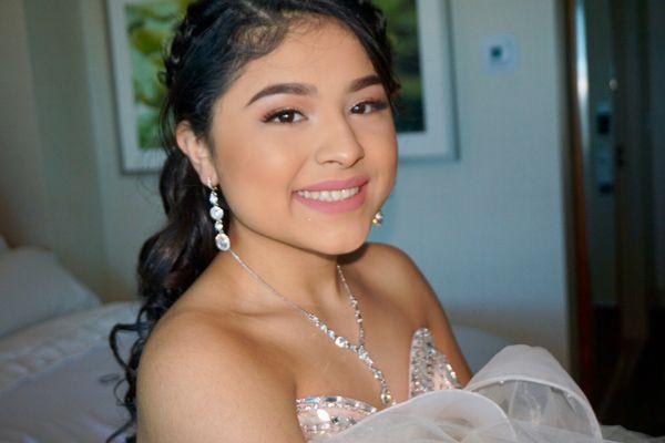 Beautiful Quinceañera! #makeupbynolvia #lagunamakeup