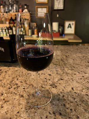 Wine at the bar