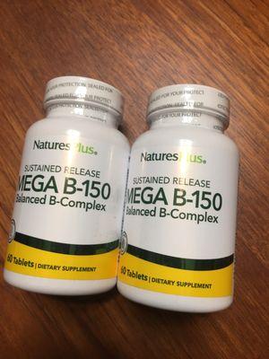 Mega B-150 from NaturesPlus  NOT Natural Organics