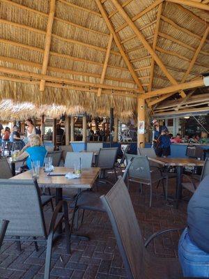 Saturday lunch under the Tiki