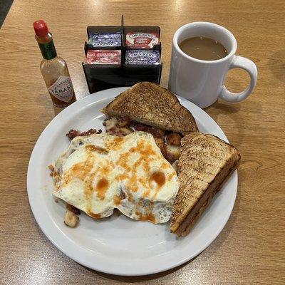 Corned Beef Hash Breakfast.