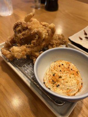 Ika Geso Karaage (deep fried squid tentacles)