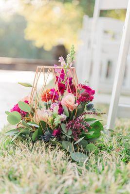 Florals and centerpieces - arranged by venue