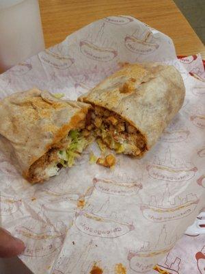 Chicken burrito