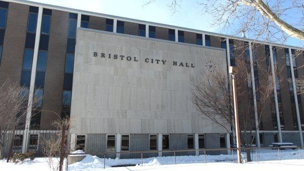 City Hall - Bristol, CT 
 Parks, Recreation, Youth & Community Services is located on the 2nd Floor