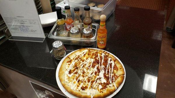 Chicken Bacon Pizza $15.95