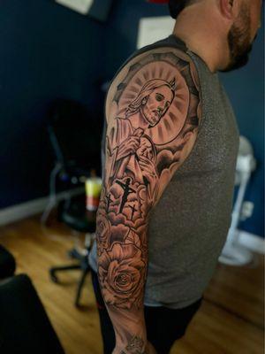 Half sleeve done by Christian Garza