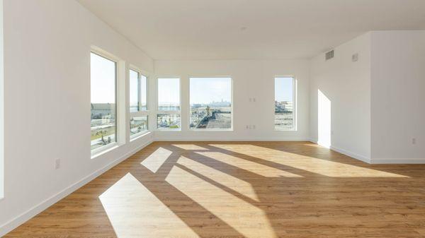 Living Room with Hard Surface Flooring.