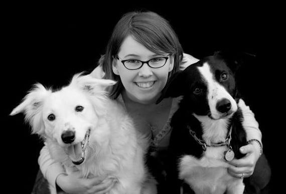 Trainer Ally, and her two dogs.