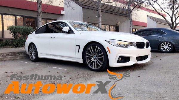 2016 BMW Windows Tinted 5% back windows 35% front windows