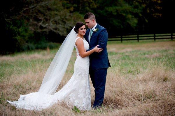 Wedding Lashes and Spray tan for this bride!